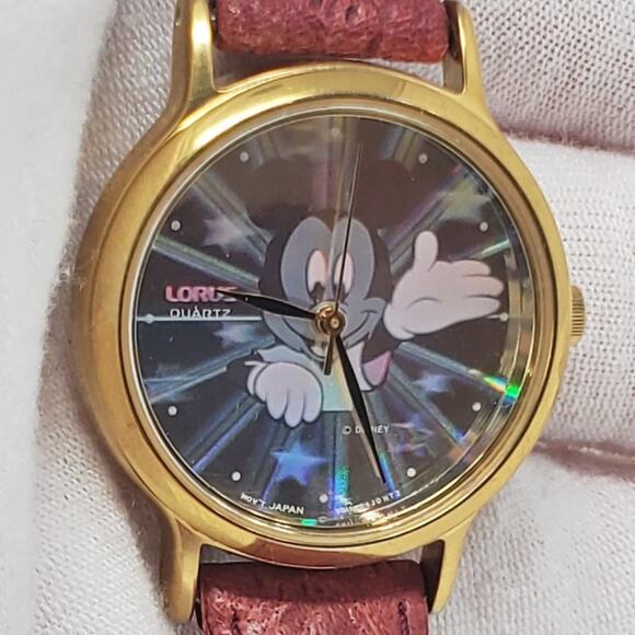 Disney X Lorus Mickey Mouse VTG Hologram Red Band Woman\'s Watch main image 12